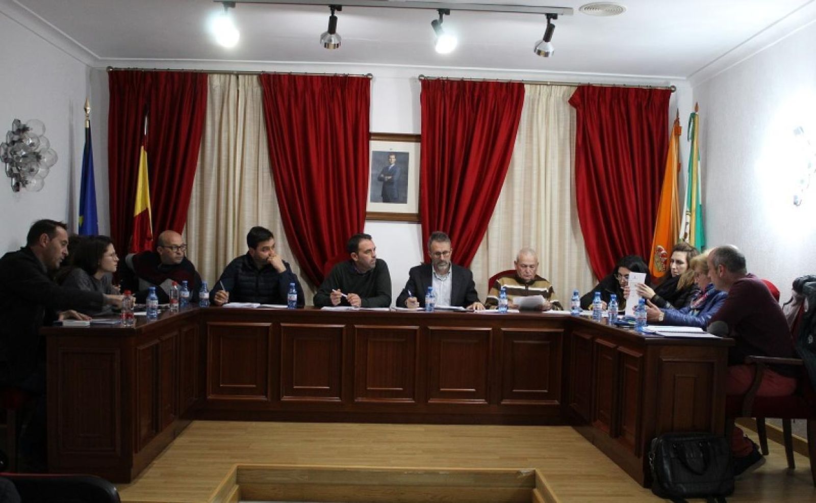 Pleno del Ayuntamiento de Antas.