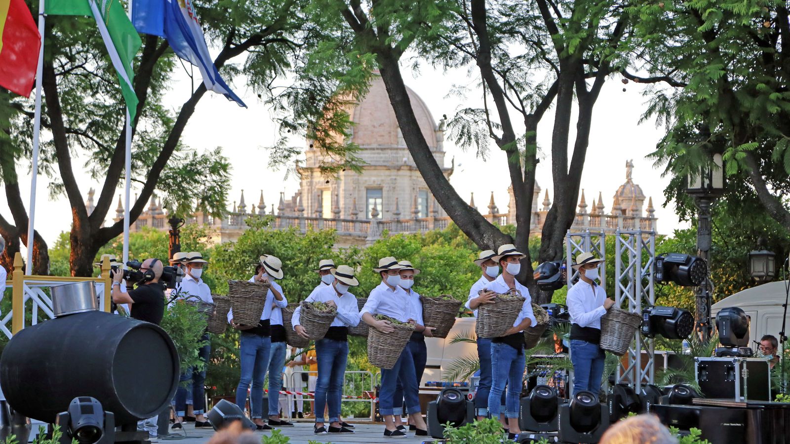 Pisa de la Uva en Alameda Vieja
