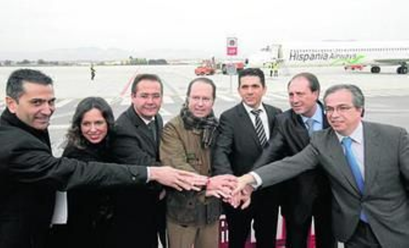 Los responsables del proyecto en la jornada inaugural. Los responsables del proyecto en la jornada inaugural.