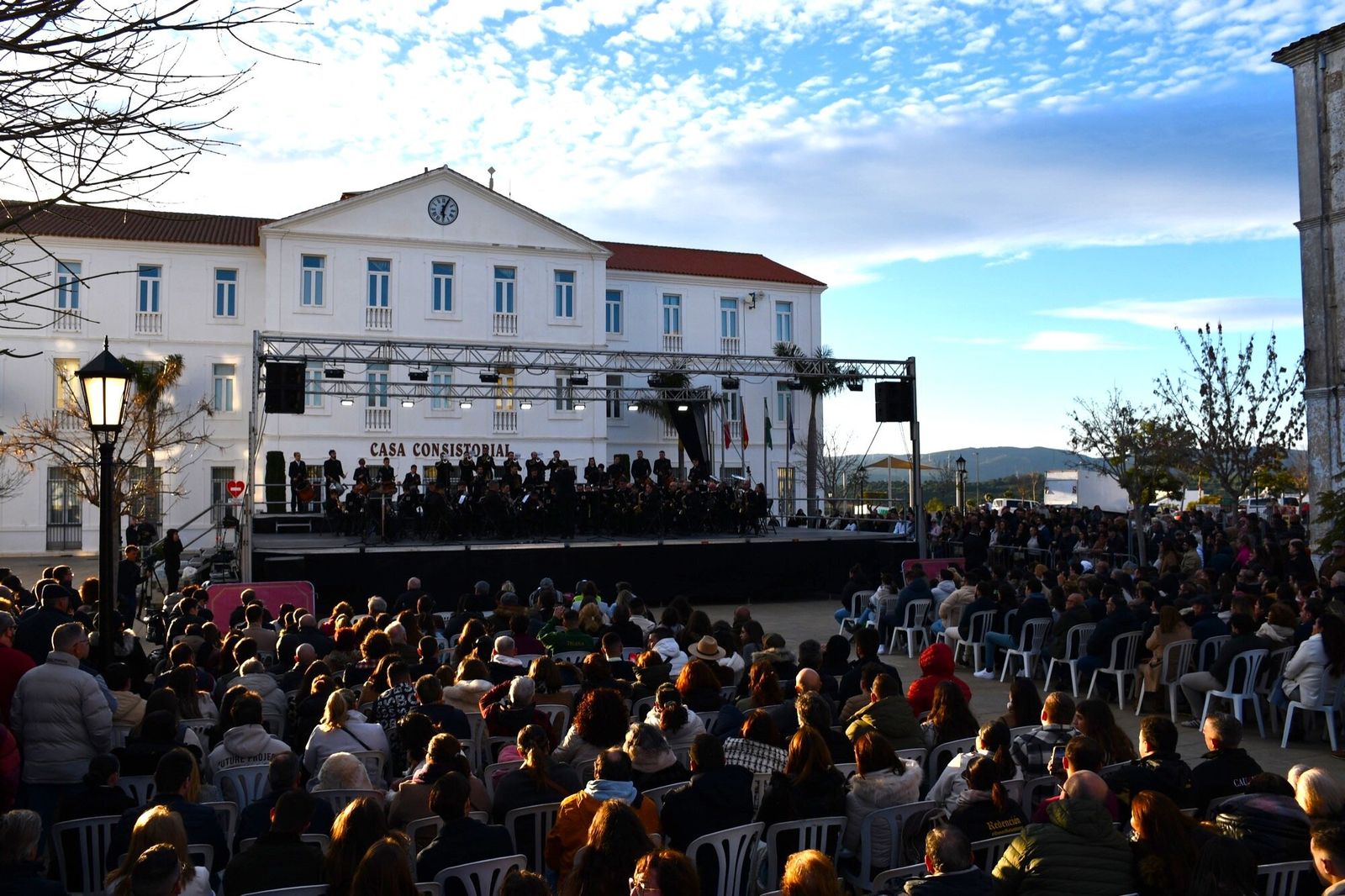 Concierto de Marchas Procesionales en San Roque en 2025.