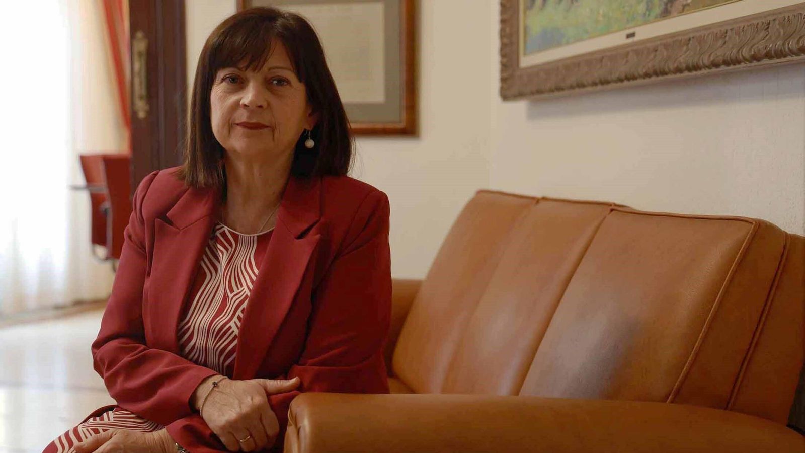 La presidenta del Colegio de Médicos de Huelva, Mercedes Ramblado.