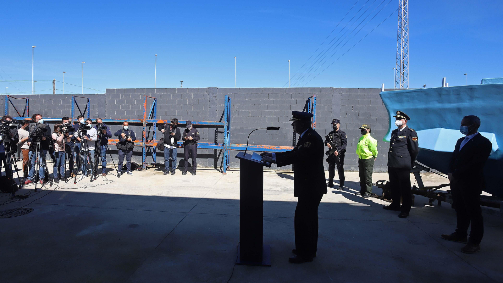 Primer  'narcosubmarino' localizado en España