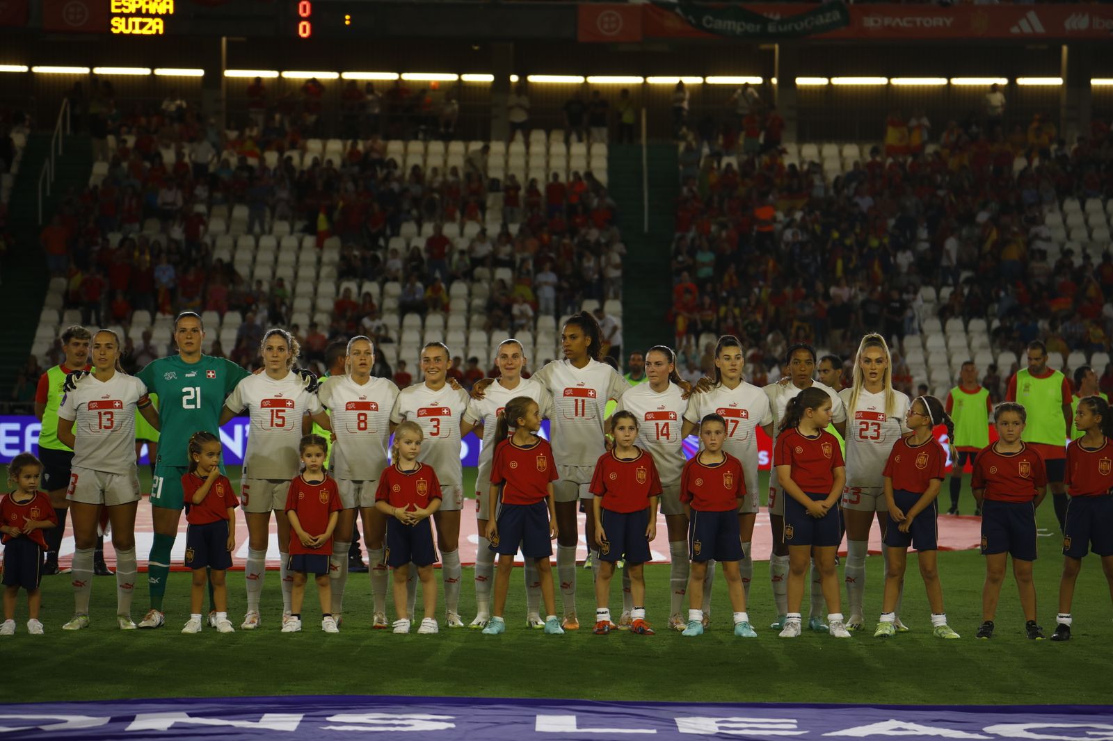 Las mejores fotos de la victoria de España ante Suiza en El Arcángel de Córdoba