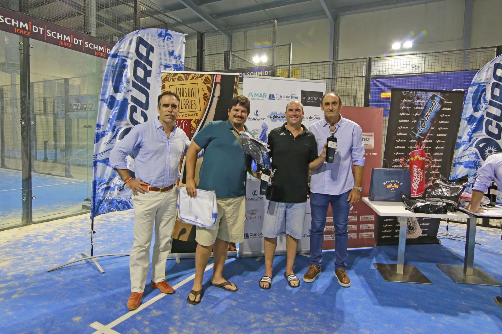 Entrega de premios de la IV Diario de Jerez Pádel Cup