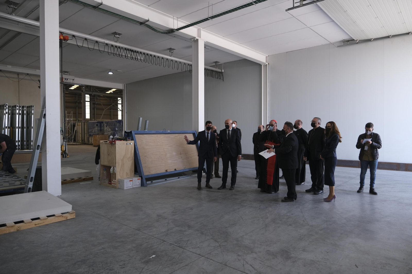 Bendición de las instalaciones de Hydrodiseño, en Huércal Overa (Almería)