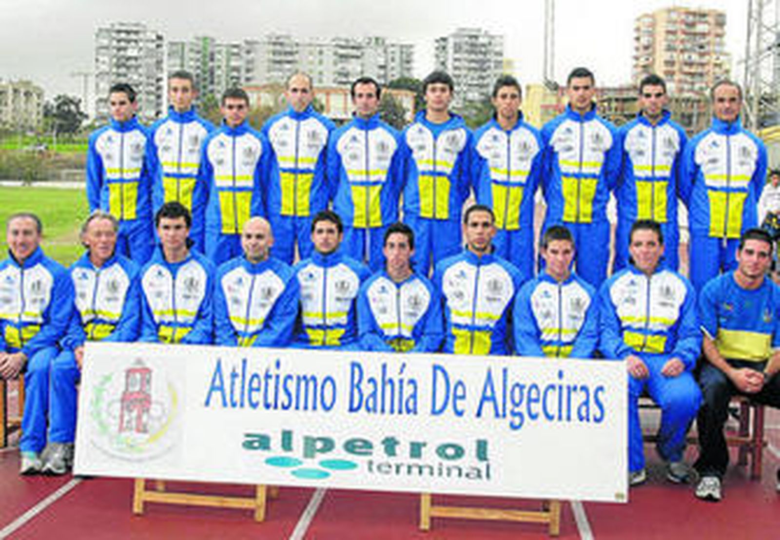 Plantilla masculina del CA Bahía de Algeciras.