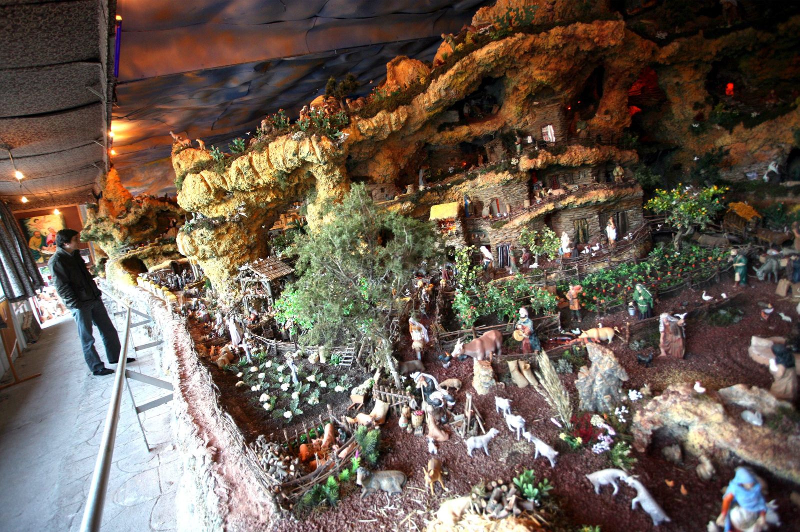 El tradicional belén navideño de la Mosca en una imagen de archivo