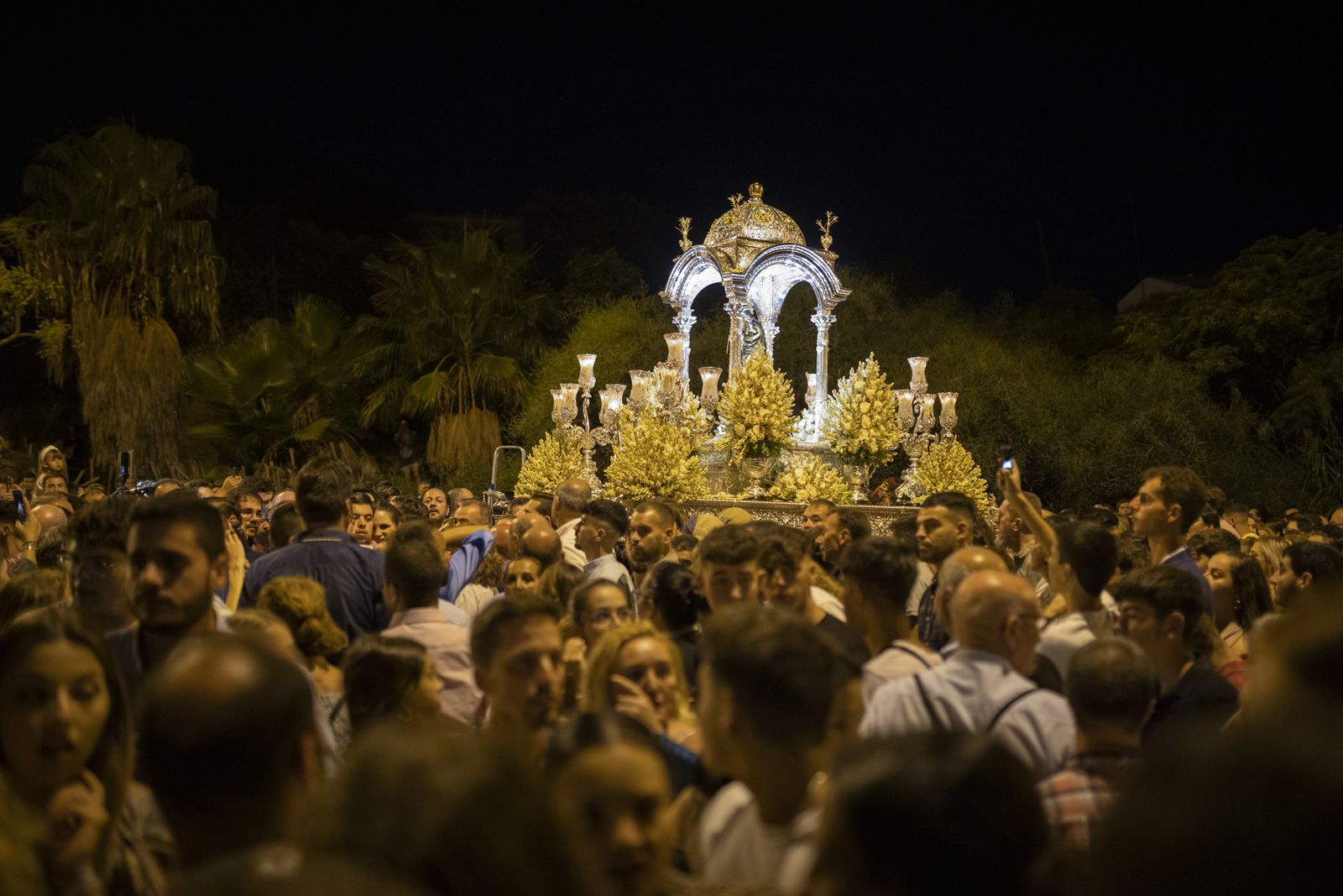 Imágenes de la recogida de la Virgen de la Cinta 2022