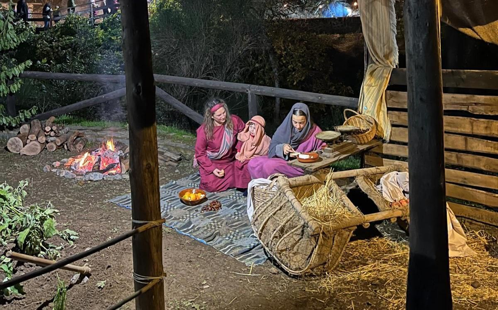 Las mejores imágenes de uno de los Belenes Vivientes más bonitos que podrás ver este puente en Huelva
