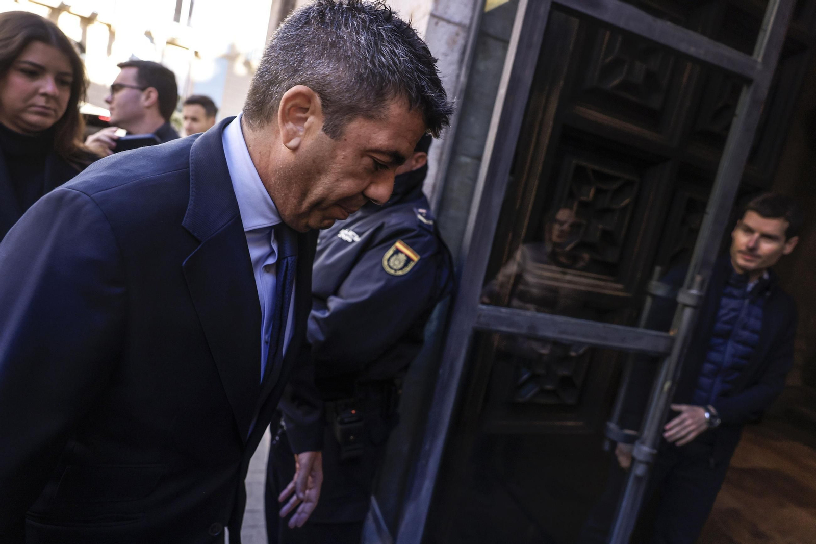 El presidente en funciones de la Generalitat valenciana, Carlos Mazón, este miércoles.