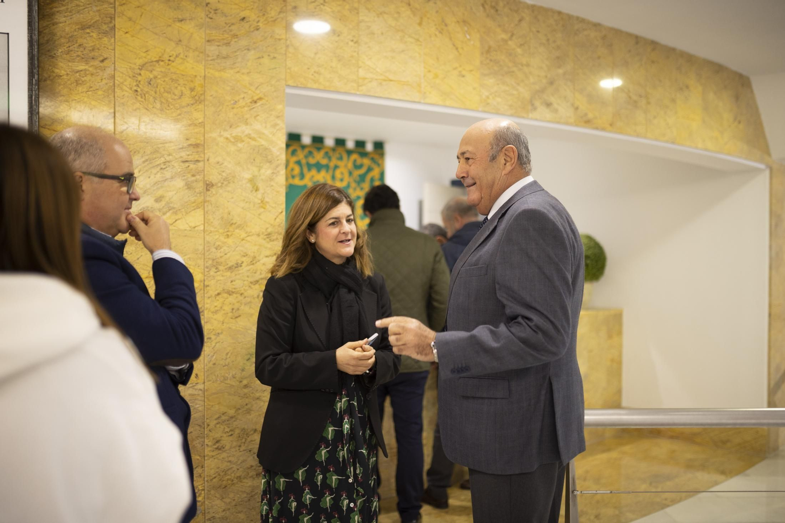 Imágenes de la conferencia de Ricardo Martínez Rico organizada por Club Cámara en la Fundación Caja Rural del Sur
