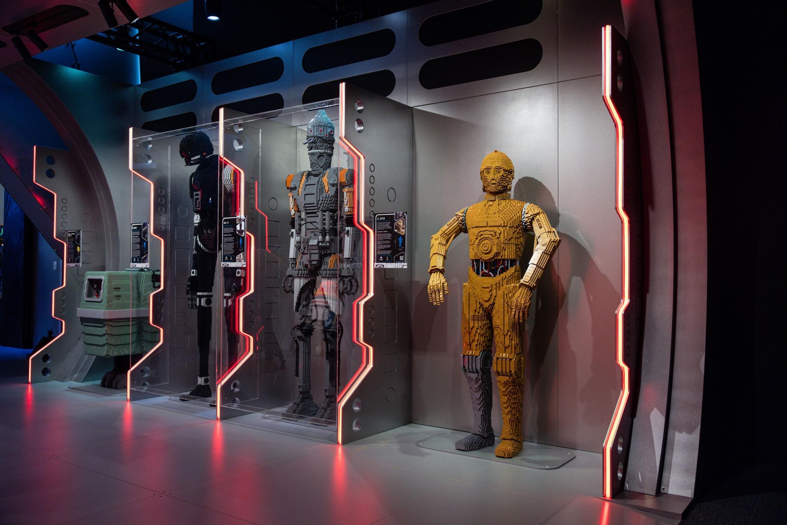La exhibición a escala real de Star Wars hechas con Lego: las imágenes harán las delicias de los fans de la franquicia