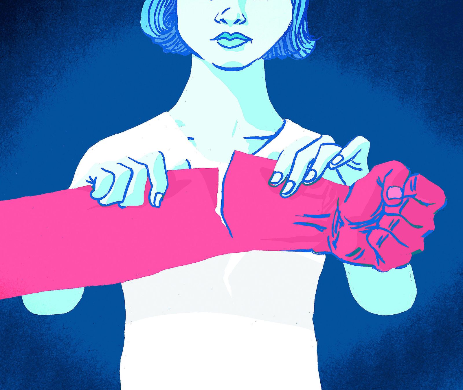 Mensaje de una mujer por el 25-N.