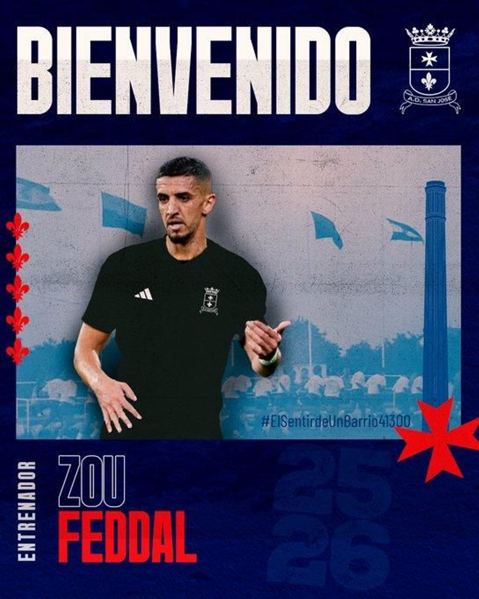 El San José anuncia a Feddal como su nuevo entrenador.