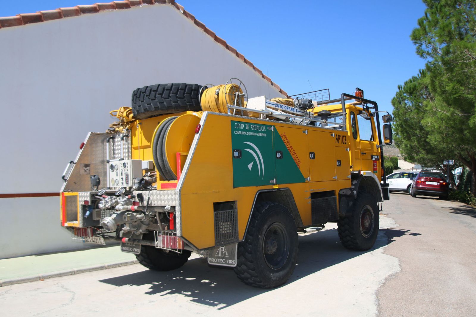 Un vehículo del Infoca