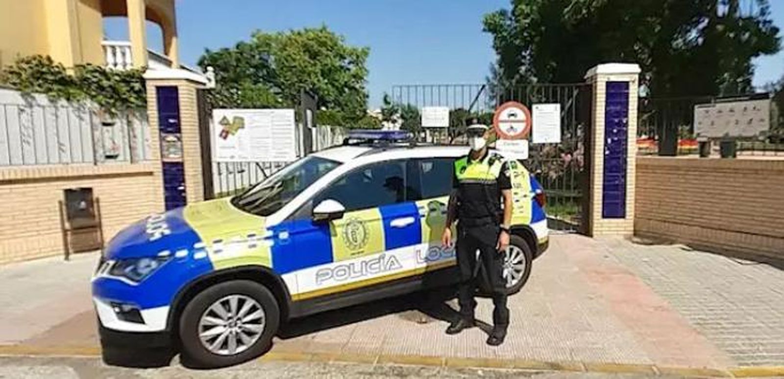 La Policía Local de Gines.