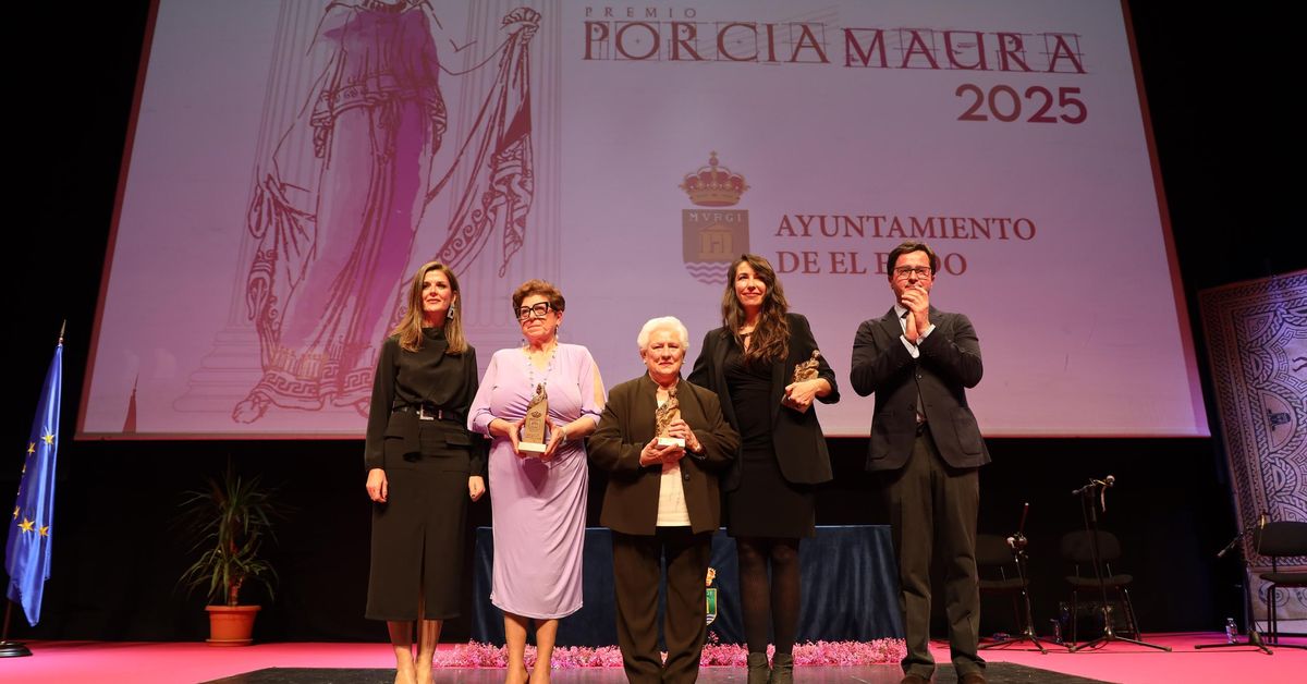Porcia Ridel Los premios Porcia Maura de El Ejido distinguen a mujeres