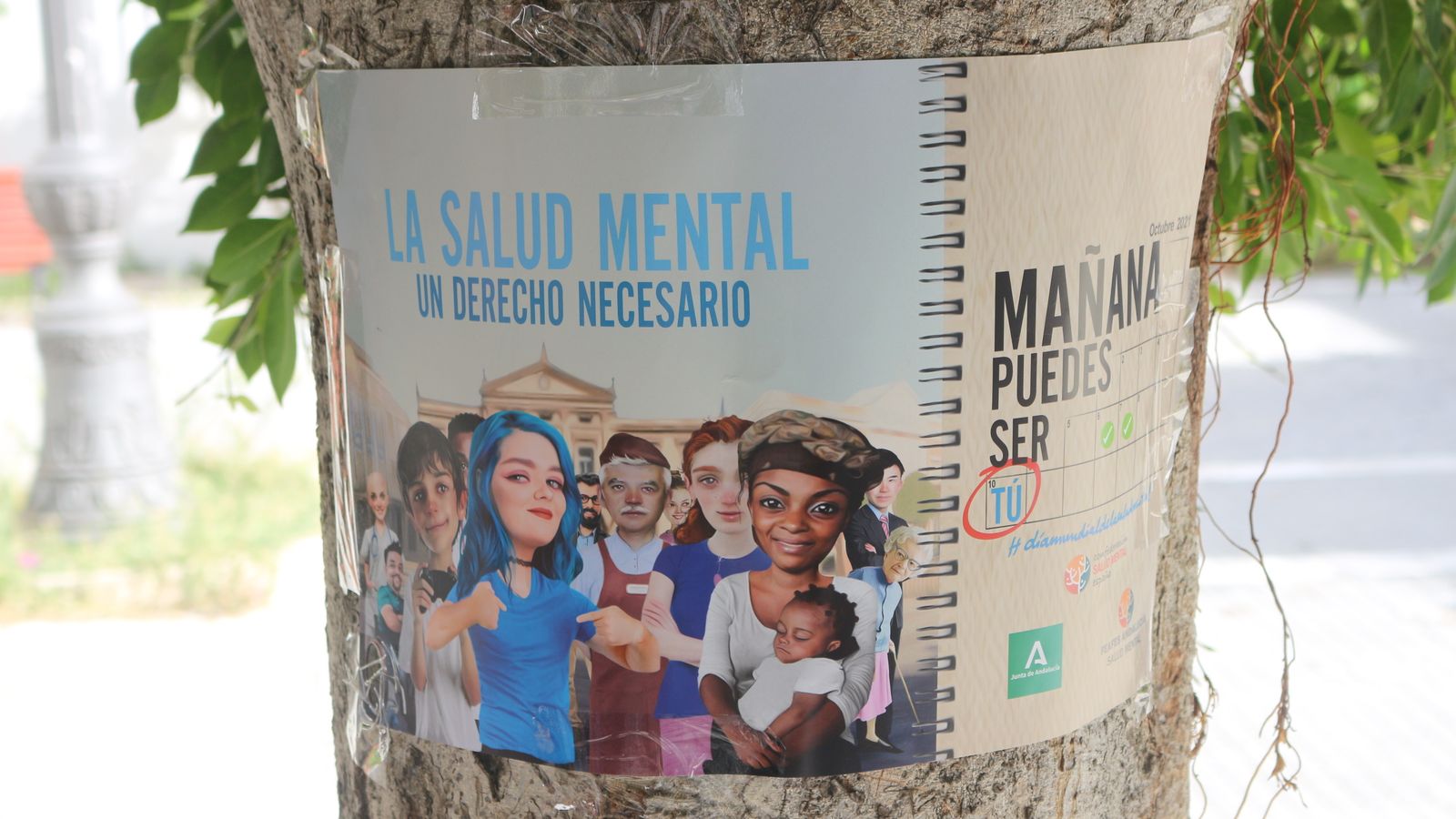 Cartel que recoge el lema de la celebración de este 2021