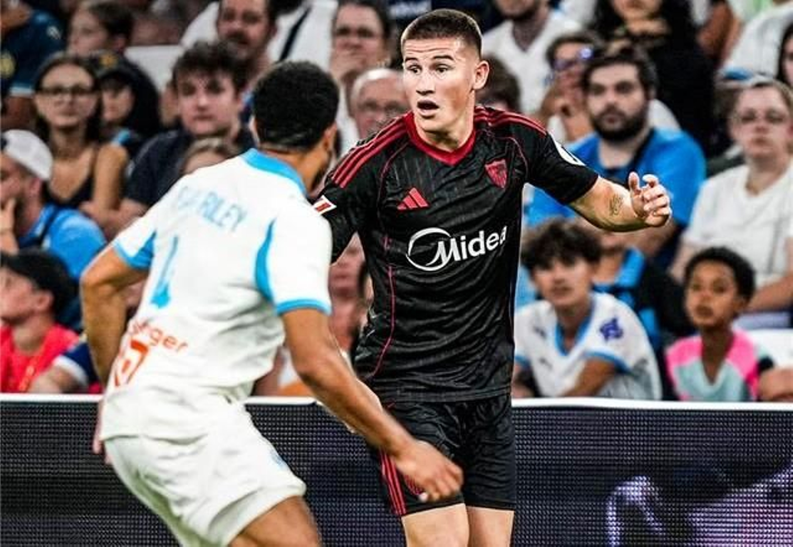 Las fotos del Olympique de Marsella - Sevilla