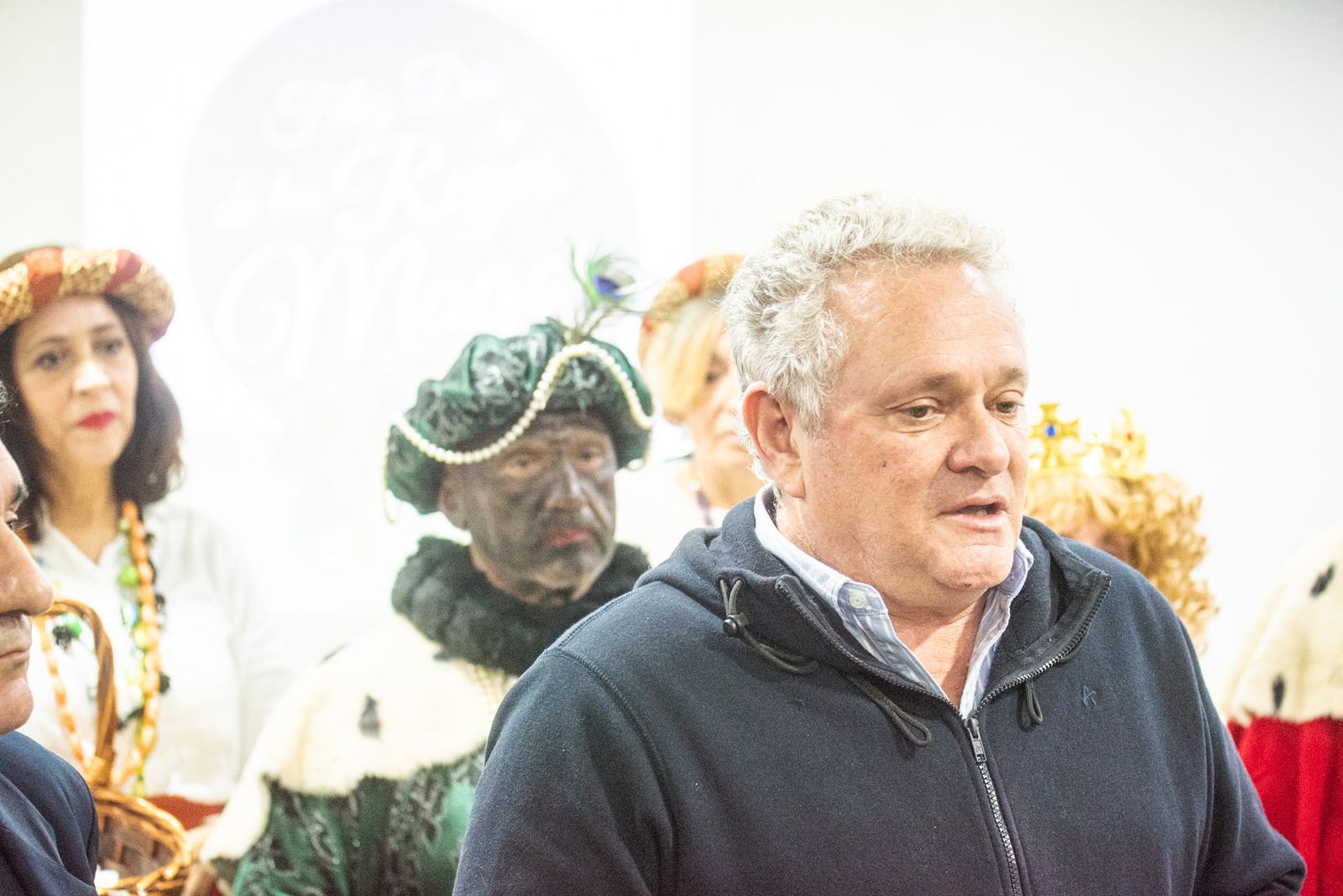 La visita de los Reyes Magos a la asociacion San Rafael de Alzheimer