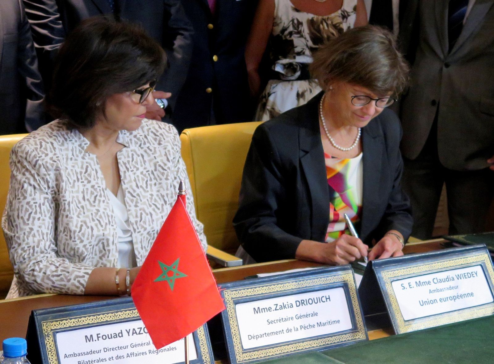 Firma del acuerdo pesquero en Rabat