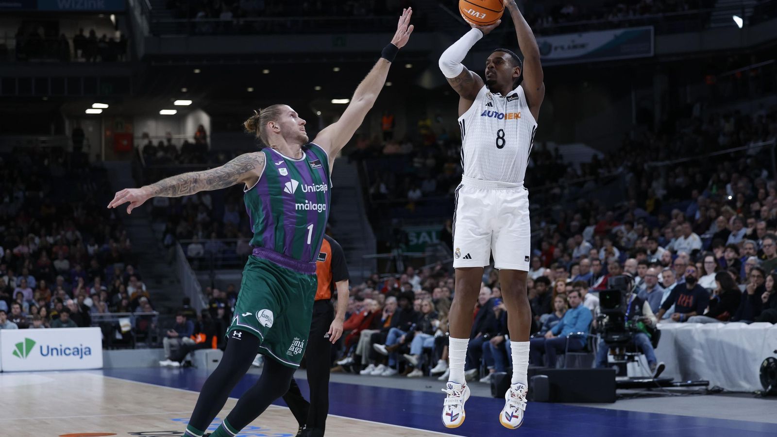 El Real Madrid-Unicaja, en fotos