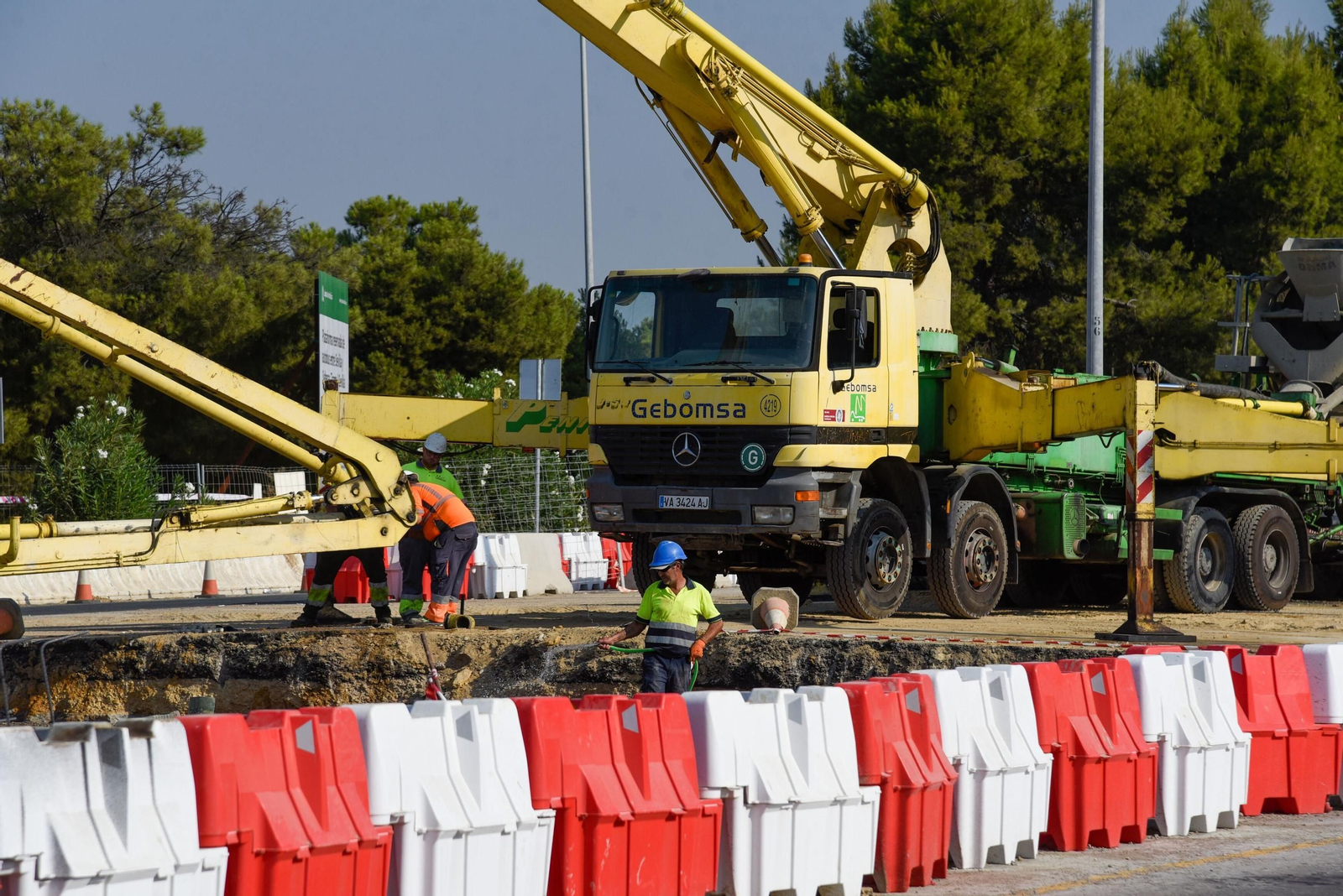 Estas son las obras del carril Bus VAO Sevilla-Salteras que afectan a la avenida Carlos III de la Cartuja