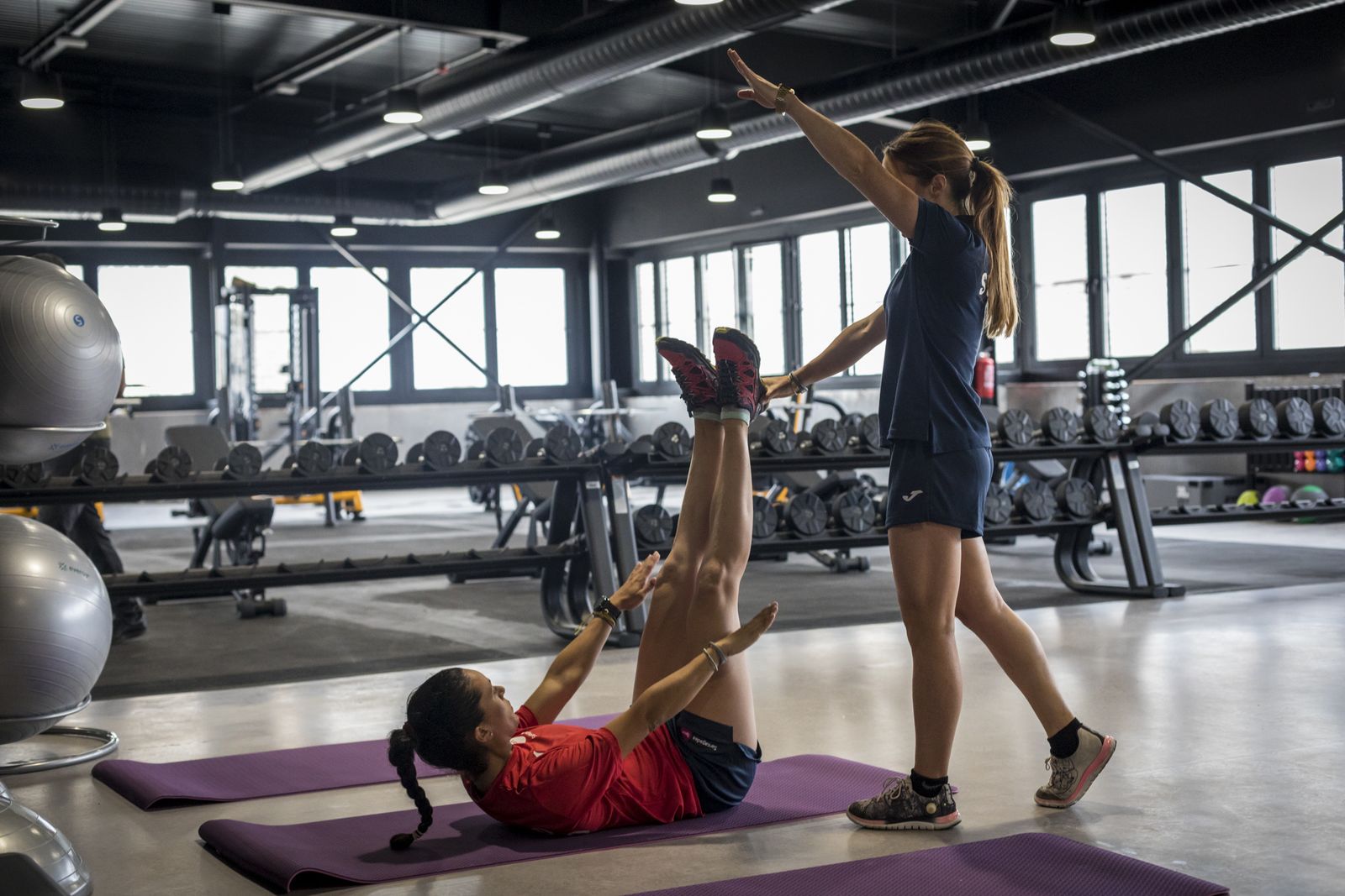 Instalaciones del centro deportivo Santagadea Sport Puerto de Cádiz.