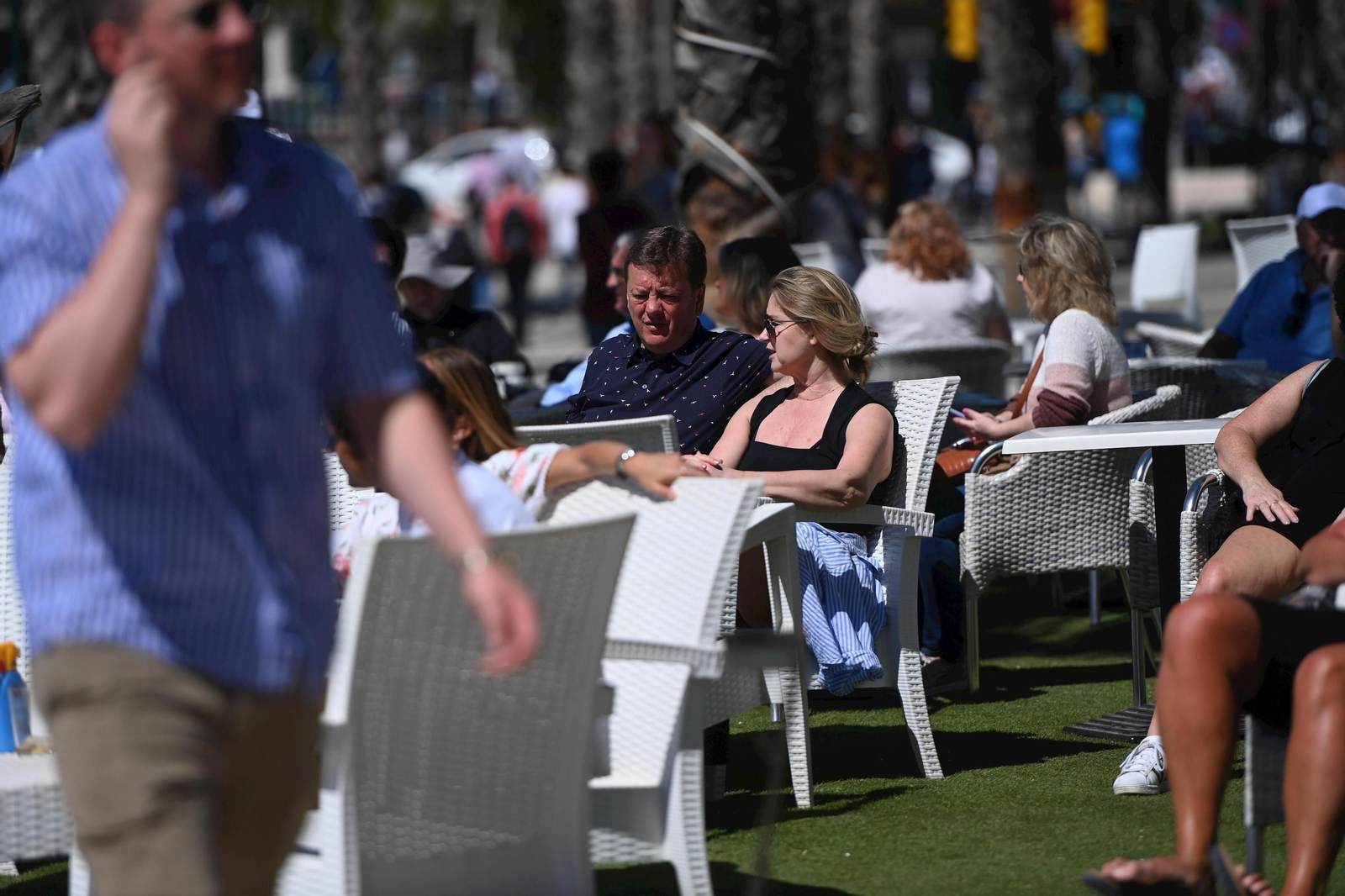Así lucen las playas y chiringuitos de Málaga este sábado (fotos)