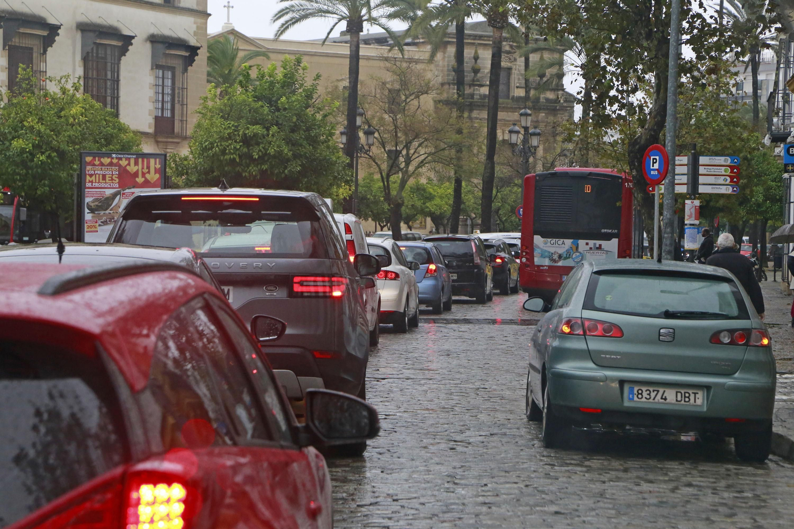 Las imágenes del temporal en Jerez