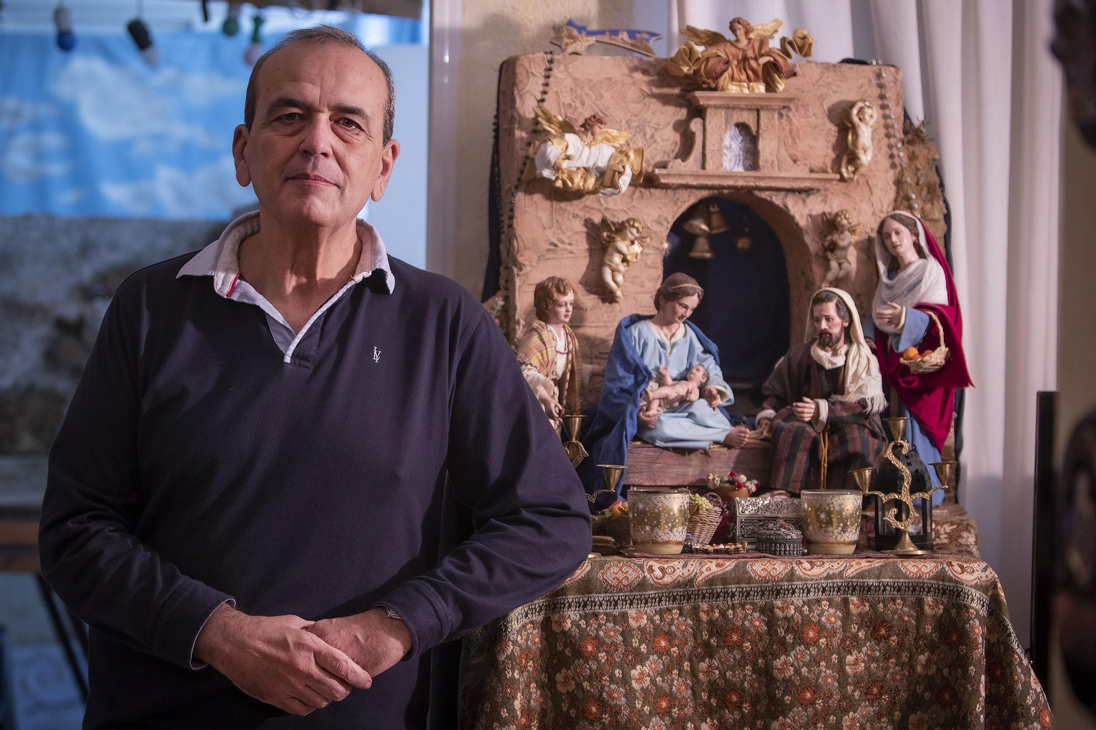 Andrés Quijano, presidente de la Federación Andaluza de Belenistas.