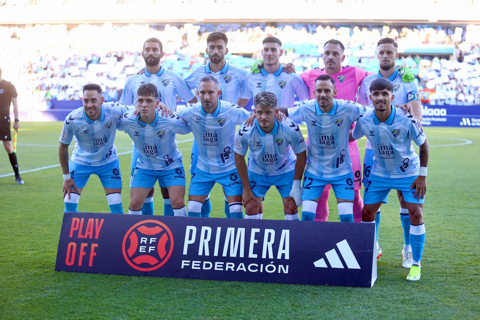 La ida de la final entre Málaga CF y Nàstic, en fotos