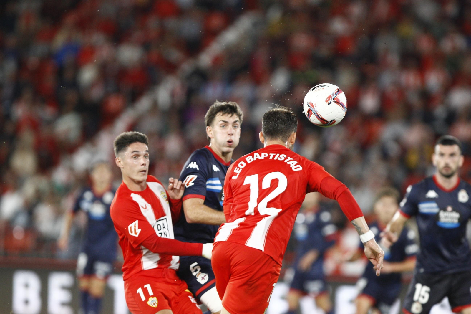 El partido U.D. Almería-Deportivo de La Coruña, en imágenes