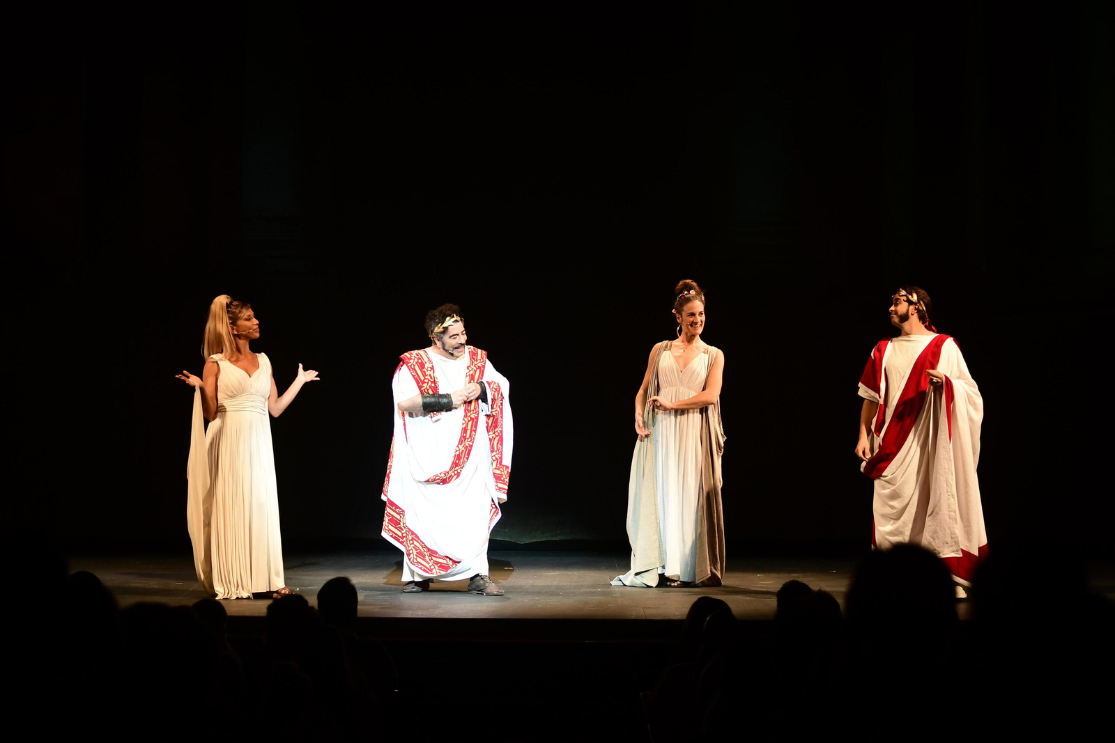 Un momento de la obra 'Ben-Hur', ayer en el Gran Teatro.