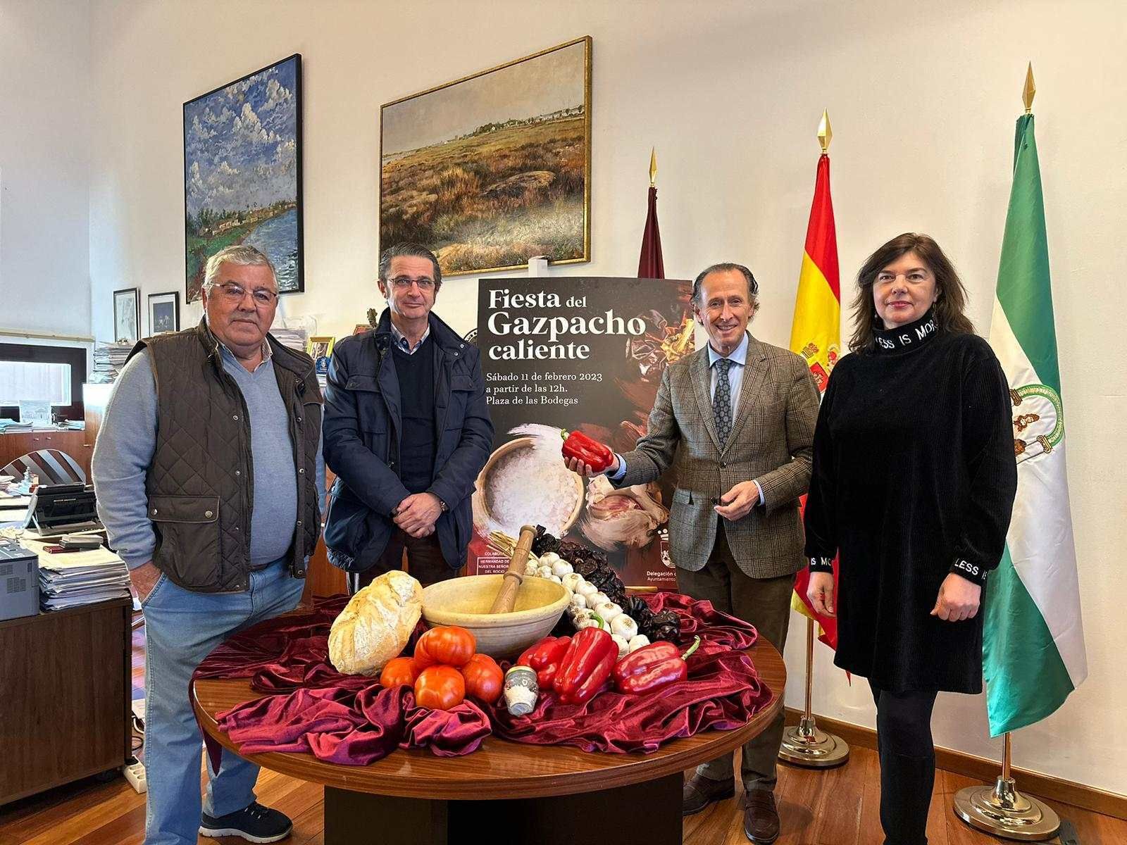 Presentación de la Fiesta del Gazpacho Caliente, ahora cancelada.