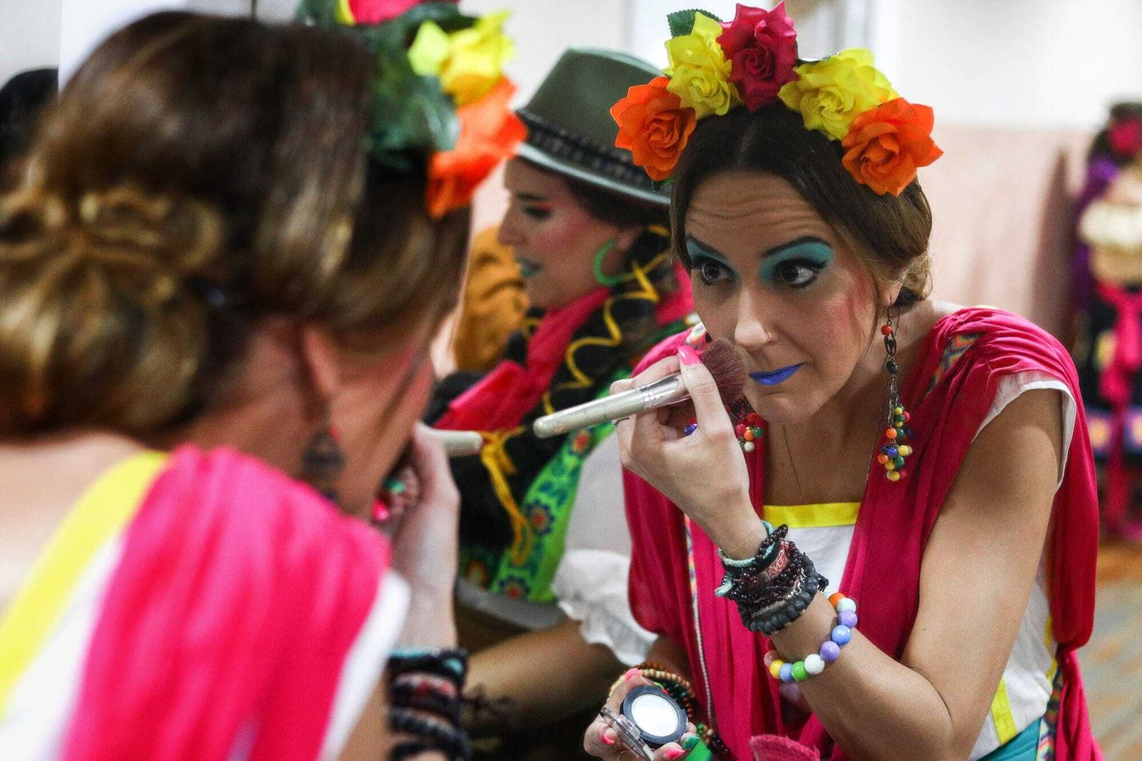 Ambiente en camerinos