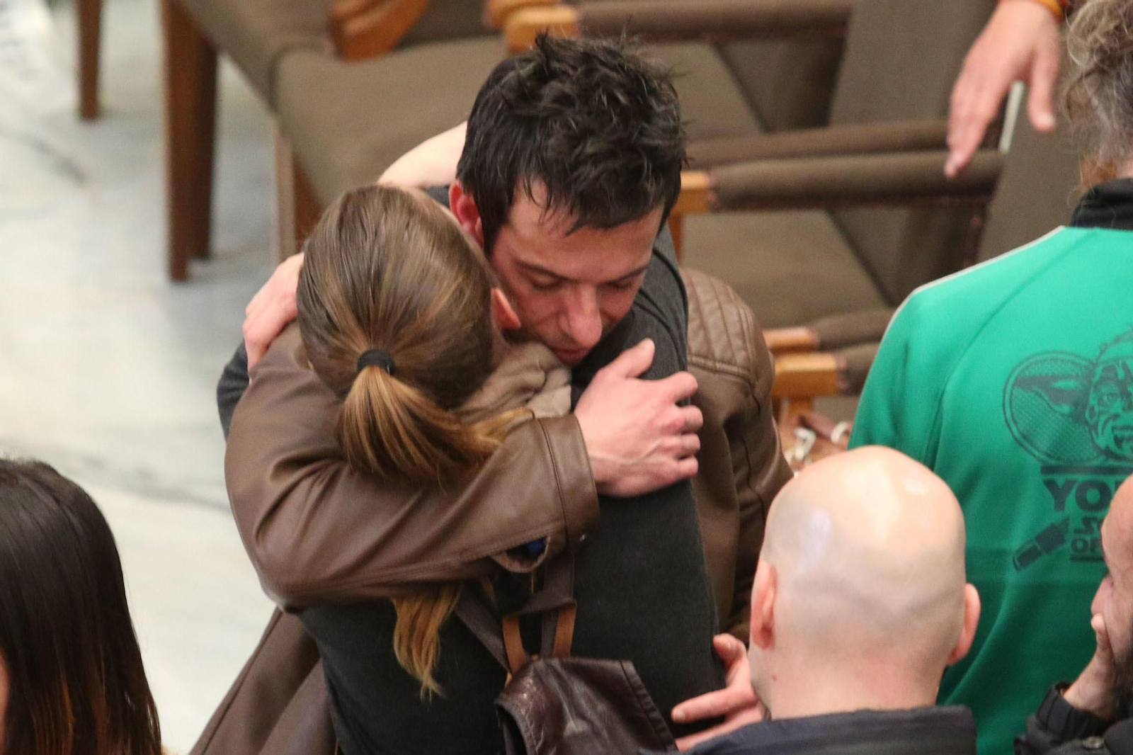 Las imágenes de la capilla ardiente por Gabriel