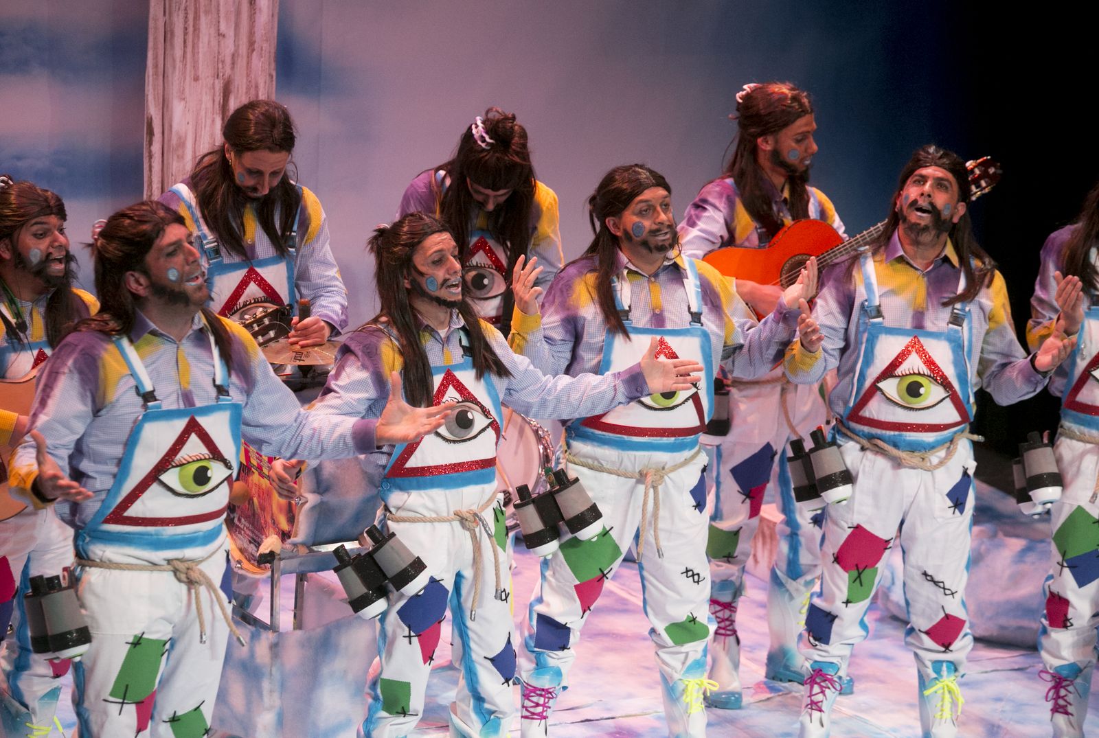 La murga 'Deja de pedir, que no soy Cofidís', de Punta Umbría