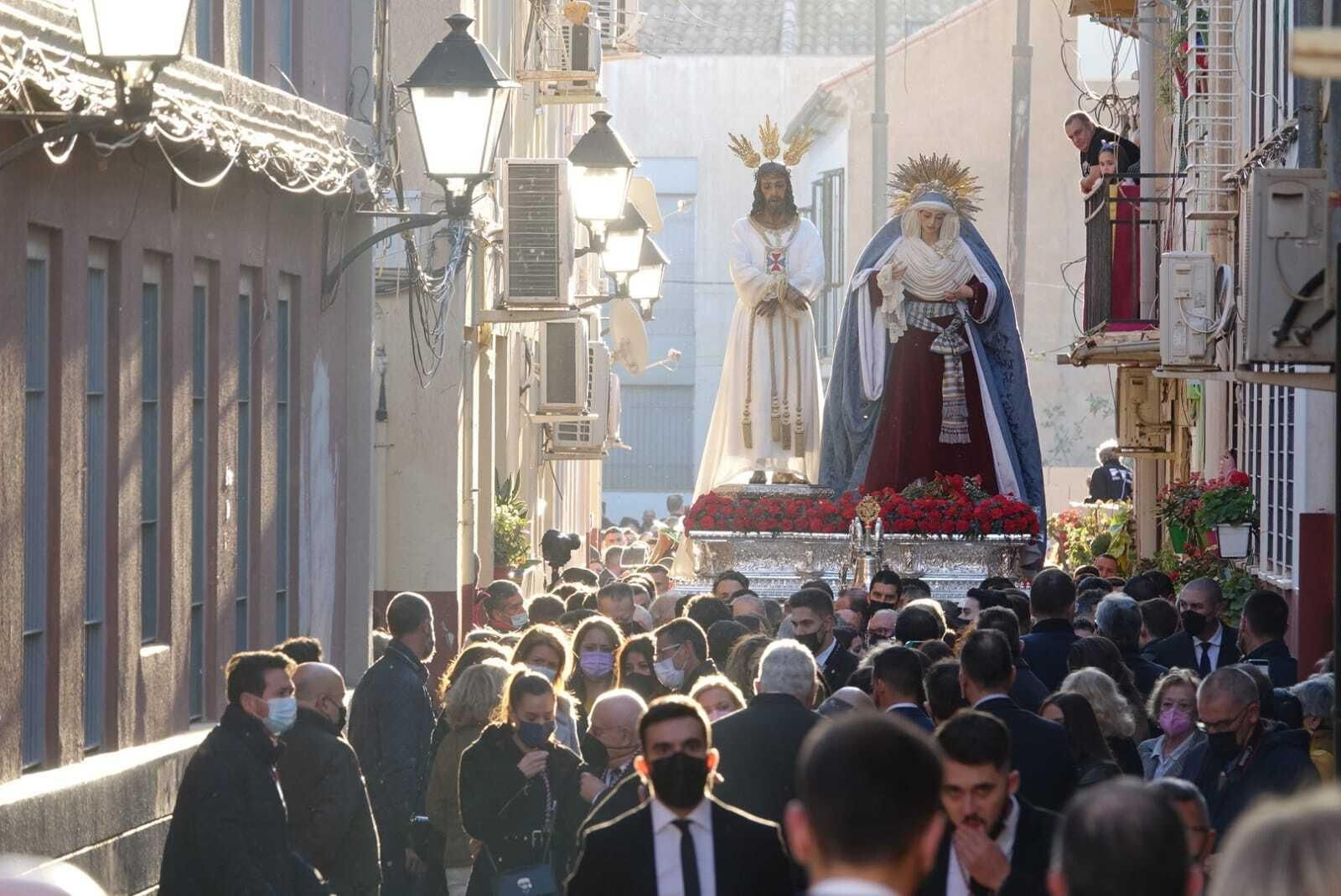 Nuestro Padre Jesús Cautivo y la Virgen de la Trinidad.