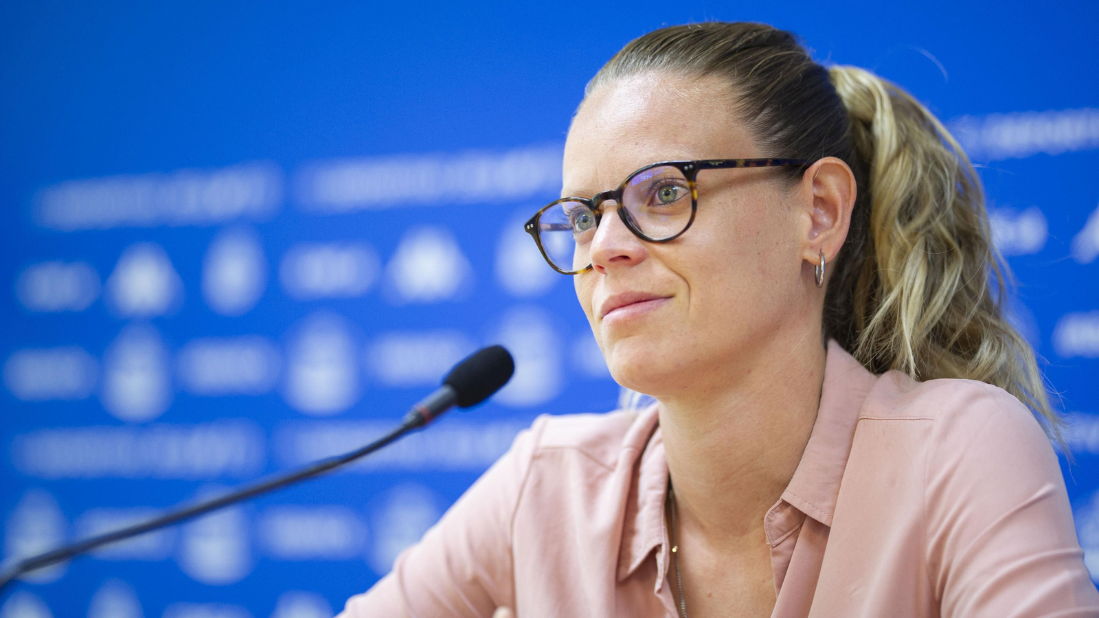 Irene Ferreras, en rueda de prensa.