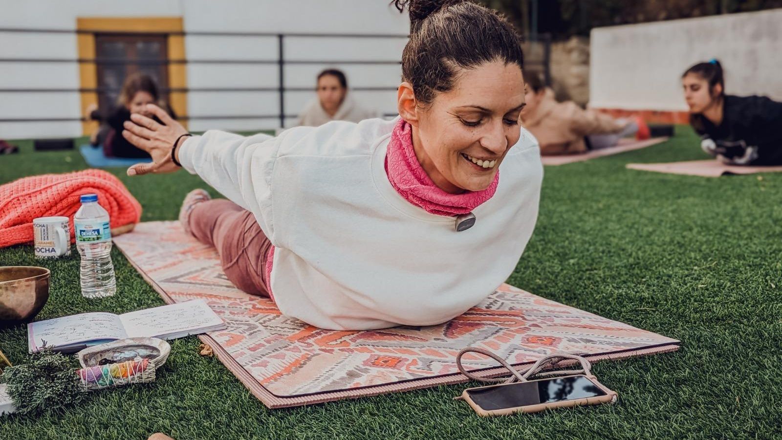 Elena Fernández, maestra de yoga que guiará las sesiones del retiro. Foto de Jose Kesada.