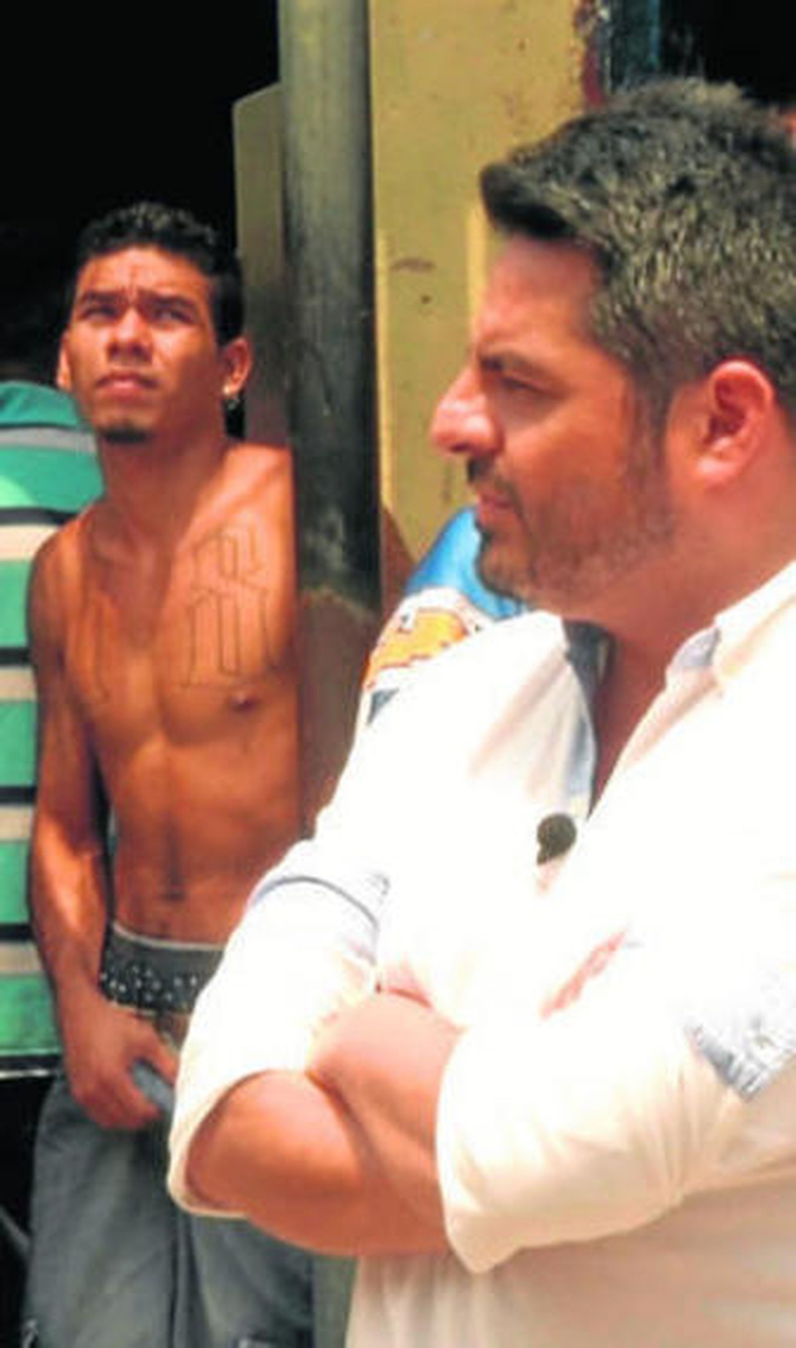 Jalis de la Serna en una de las prisiones que visita 'Encarcelados'