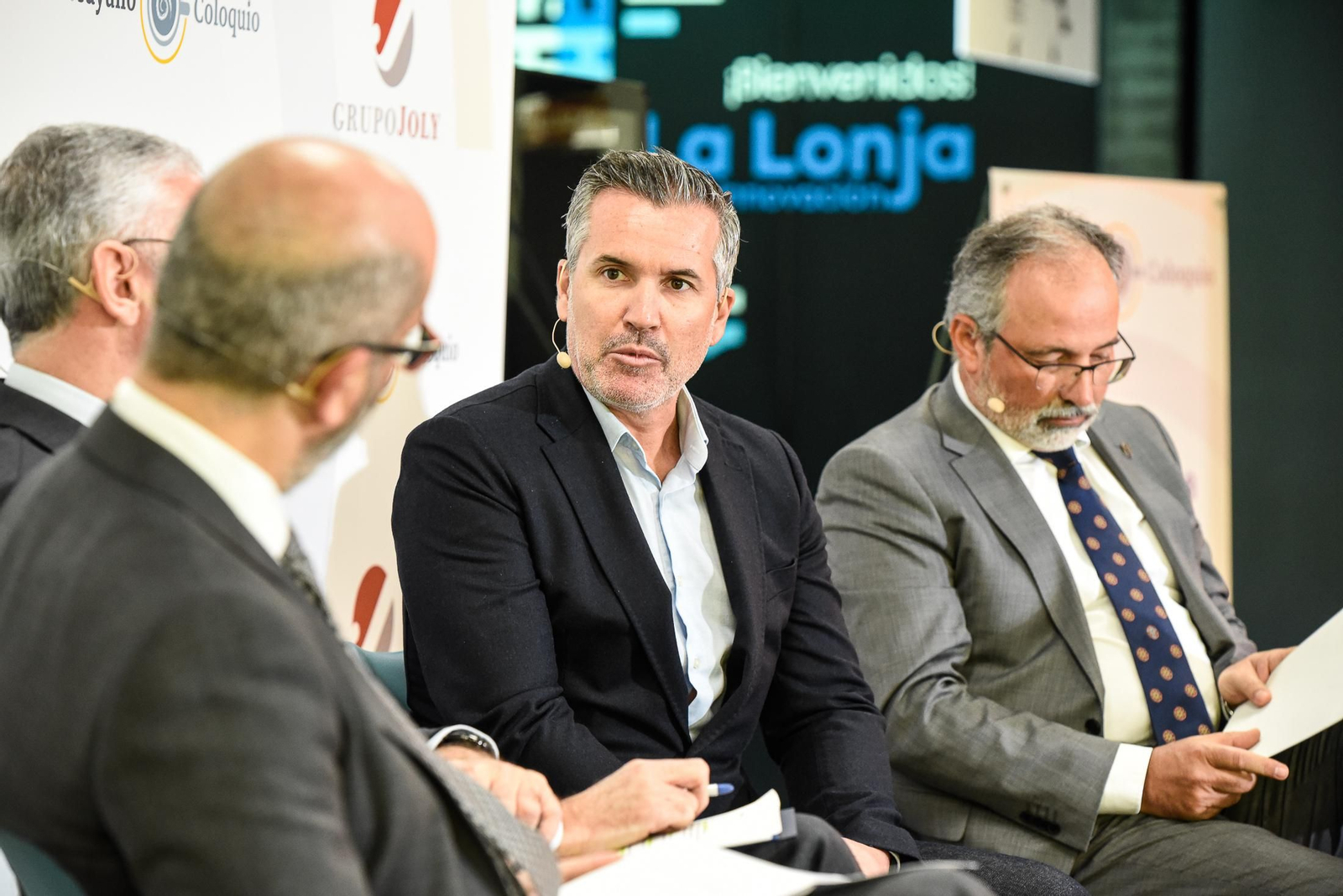 Imágenes del Desayuno Coloquio "Enomía azul, claves para el desarrollo sostenible" organizado por el Grupo Joly