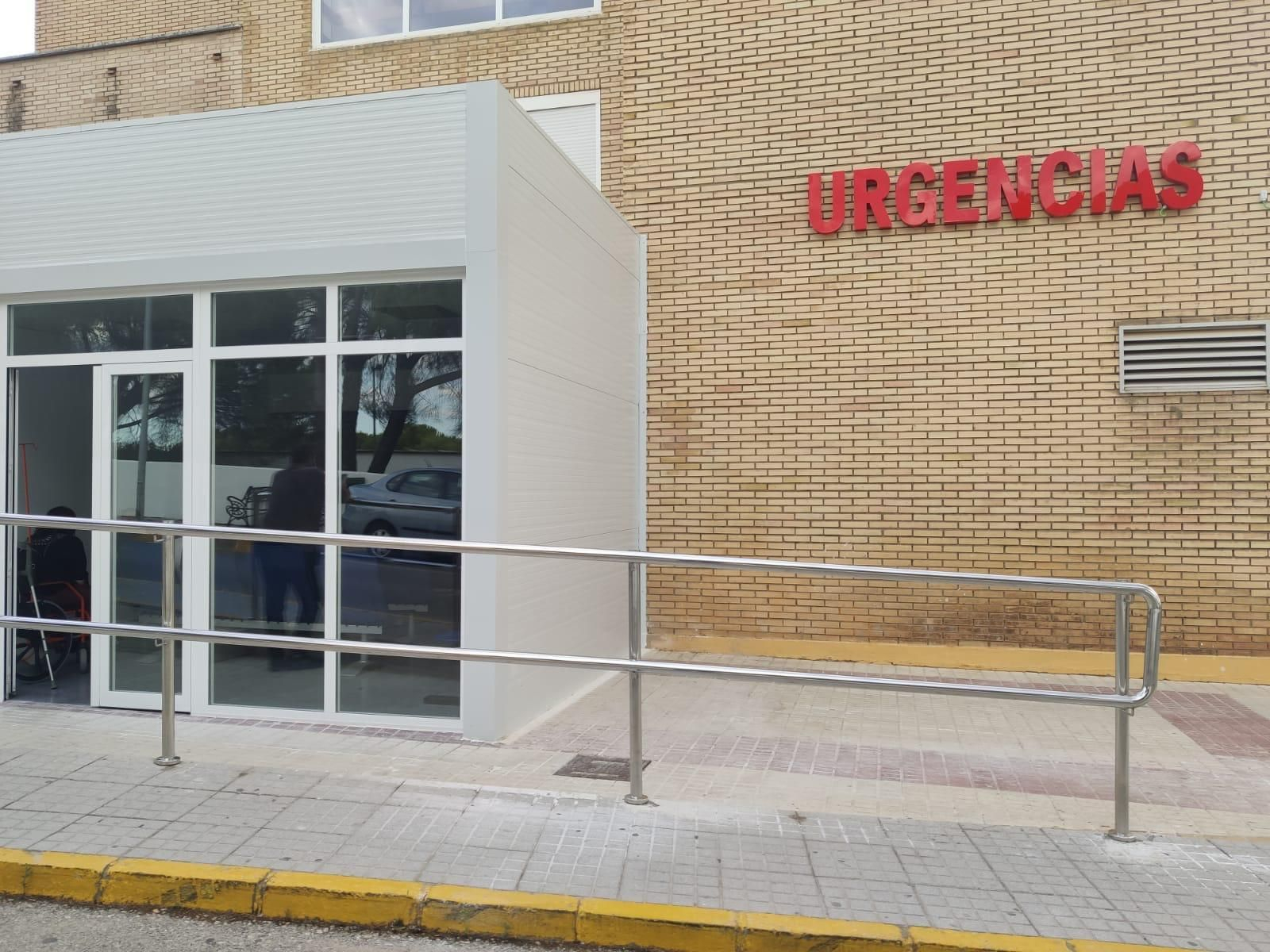 Nuevo acceso a las Urgencias del Hospital de Riotinto.