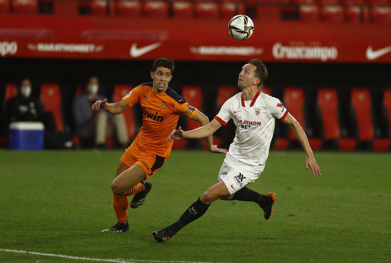 El Sevilla-Valencia de Copa del Rey, en imágenes