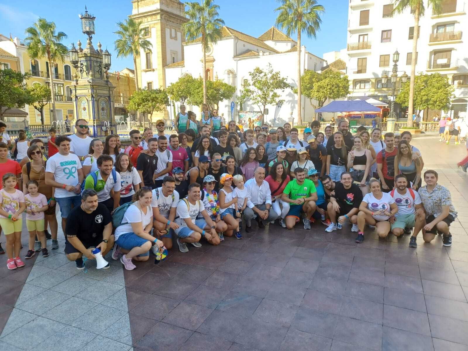 Los participantes en la I Gymkhana Urbana de Algeciras.