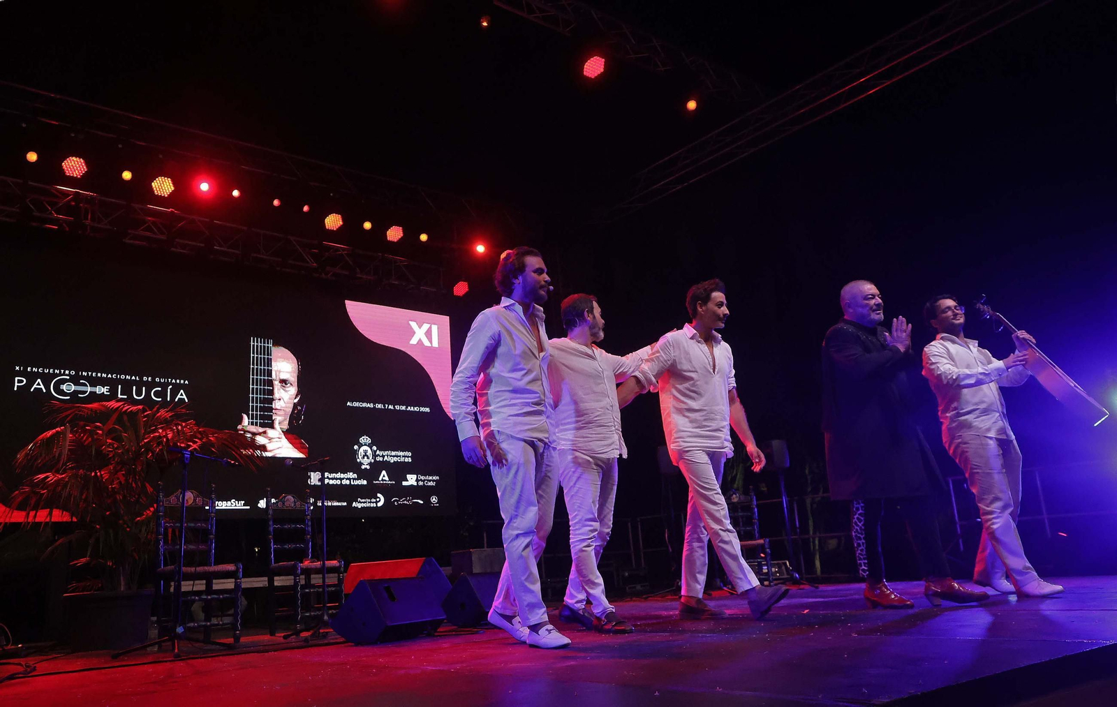 Fotos de la tercera sesión del XI Encuentro Internacional de Guitarra Paco de Lucía en Algeciras: Joni Jiménez y Antonio Canales