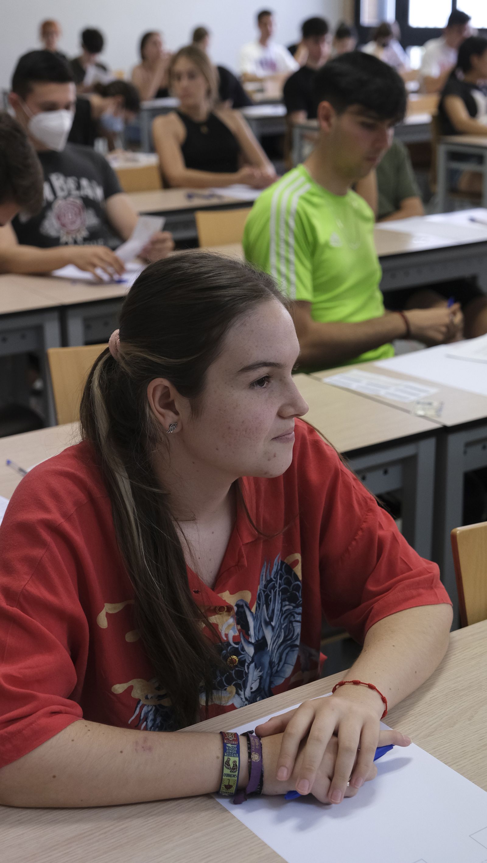 Imágenes de las pruebas de acceso de la PEvAU en la Universidad de Almería