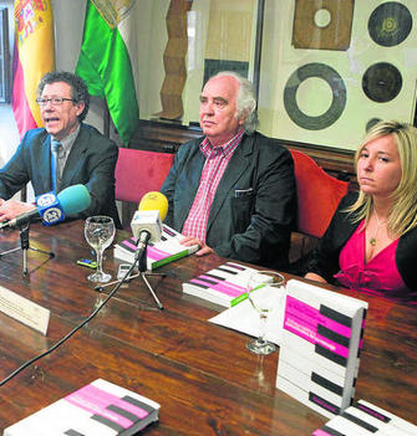 Paula Coronas, ayer, en la presentación.