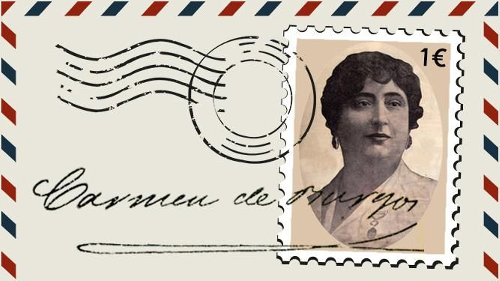 Un sello dedicado a Carmen de Burgos